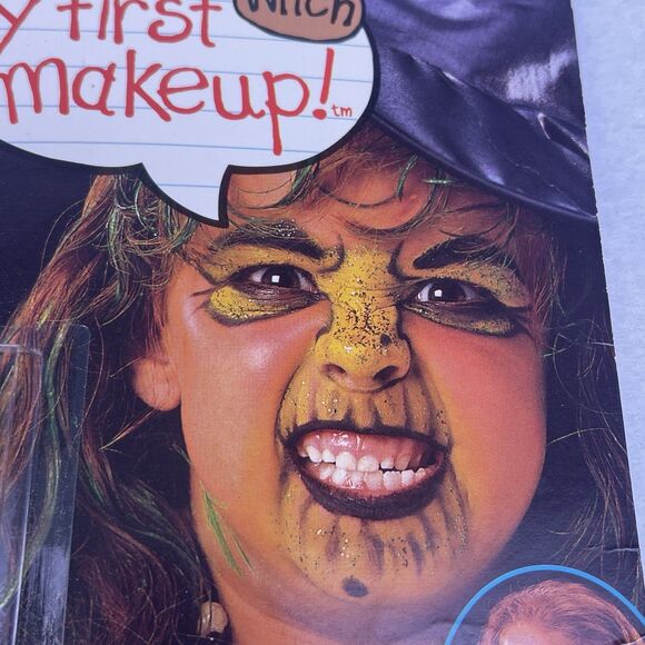 1995 Vintage Halloween Costume My First Witch/Ghost Makeup Hair Imagineering - Picture 15 of 16